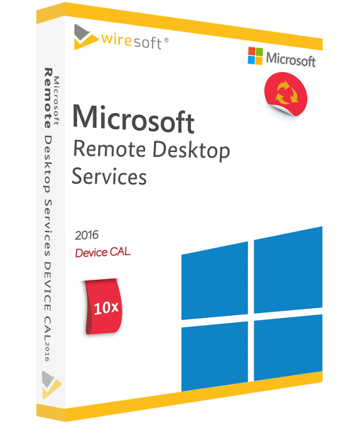 Microsoft Remote Desktop Services 2016 - 10 Pack Device CAL